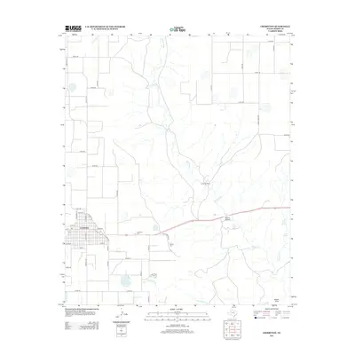 2012 Map of Crosbyton, 2012 Print