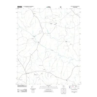 2011 Map of Cross Anchor, 2011 Print