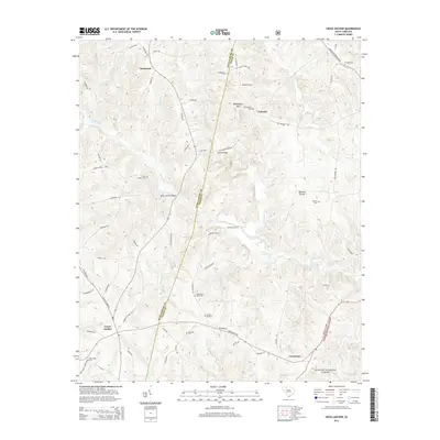 2014 Map of Cross Anchor, 2014 Print