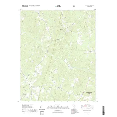 2020 Map of Cross Anchor, 2020 Print