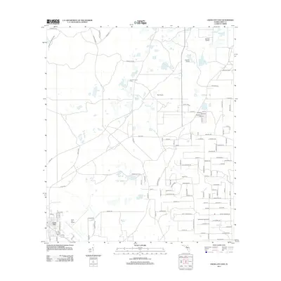 2012 Map of Cross City East, 2012 Print