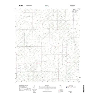 2018 Map of Cross City SW, 2018 Print