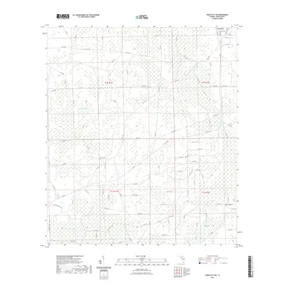 2021 Map of Cross City SW, 2021 Print