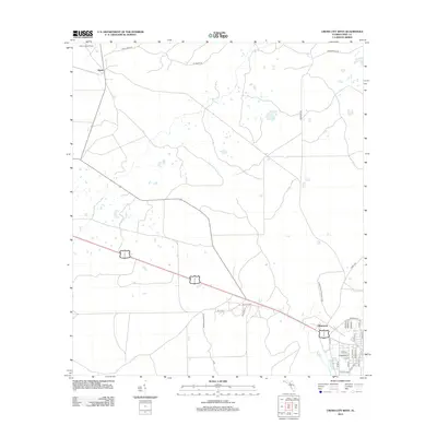 2012 Map of Cross City West, 2012 Print