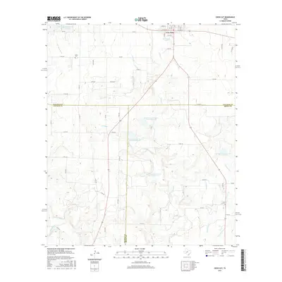 2016 Map of Cross Cut, 2016 Print