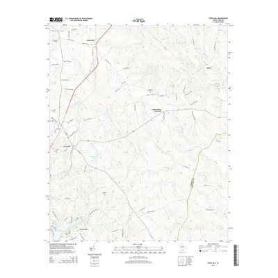 2014 Map of Cross Hill, 2014 Print