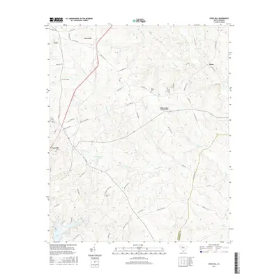2017 Map of Cross Hill, 2017 Print