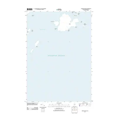 2011 Map of Cross Island, 2011 Print