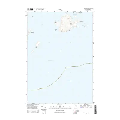 2014 Map of Cross Island, 2014 Print