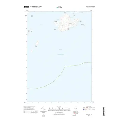 2018 Map of Cross Island, 2018 Print