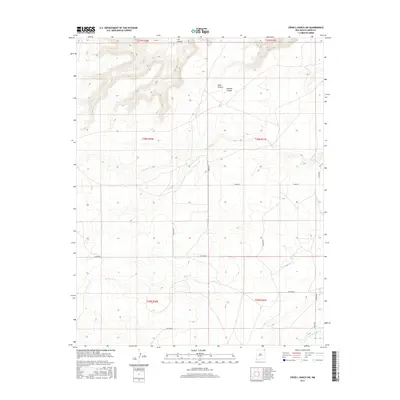 2017 Map of Cross L Ranch SW, 2017 Print