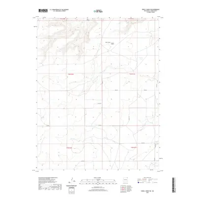 2020 Map of Cross L Ranch SW, 2020 Print
