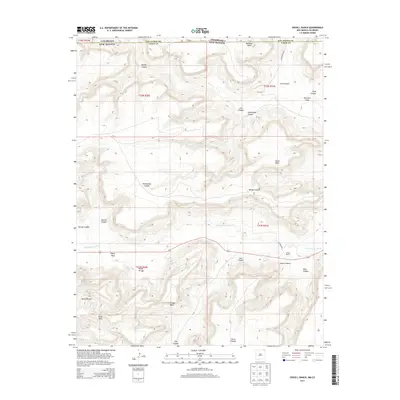 2013 Map of Cross L Ranch, 2013 Print