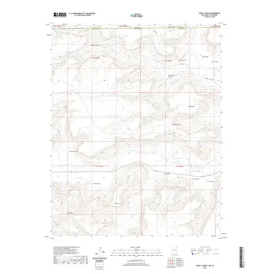 2020 Map of Cross L Ranch, 2020 Print