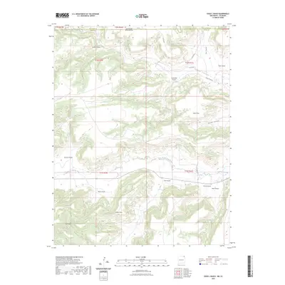 2023 Map of Cross L Ranch, 2023 Print