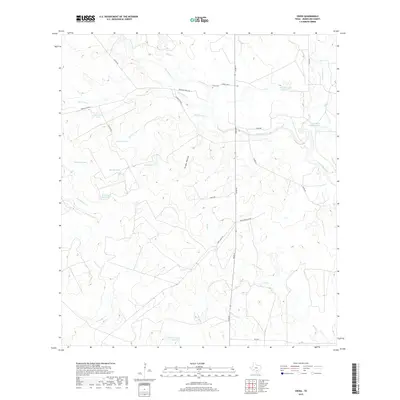 2019 Map of Cross, 2019 Print