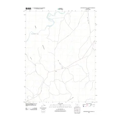 2010 Map of Cross Mountain Canyon, 2010 Print