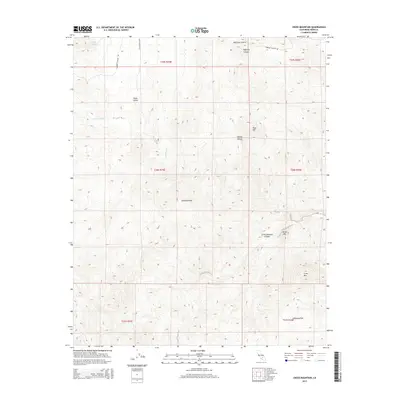 2015 Map of Cross Mountain, 2015 Print