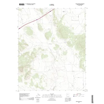 2026 Map of Cross Mountain, 2026 Print