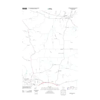 2013 Map of Cross Plains, 2013 Print