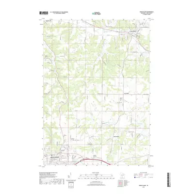 2018 Map of Cross Plains, 2018 Print