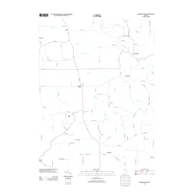 2013 Map of Cross Plains, 2013 Print