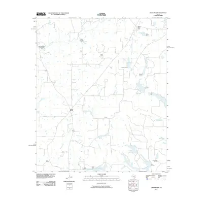 2010 Map of Cross Roads, 2010 Print