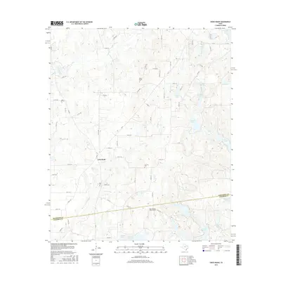 2016 Map of Cross Roads, 2016 Print