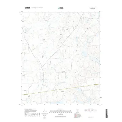 2019 Map of Cross Roads, 2019 Print