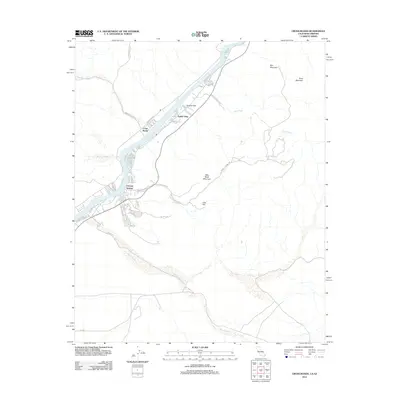 2012 Map of Cross Roads, 2012 Print