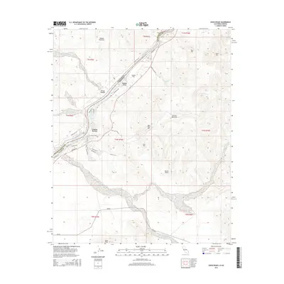 2015 Map of Cross Roads, 2015 Print