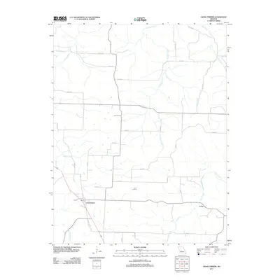 2011 Map of Cross Timbers, 2011 Print