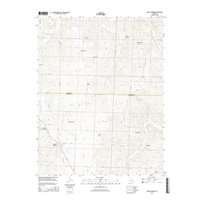 2014 Map of Cross Timbers, 2014 Print