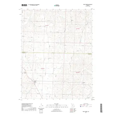2017 Map of Cross Timbers, 2017 Print