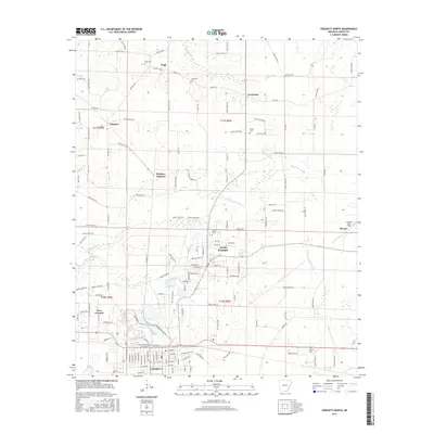2017 Map of Crossett North, 2017 Print