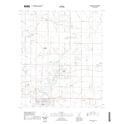 2020 Map of Crossett North, 2020 Print