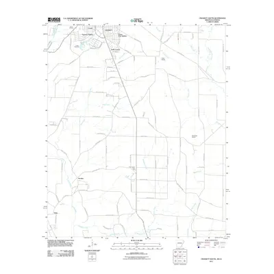 2011 Map of Crossett South, 2011 Print