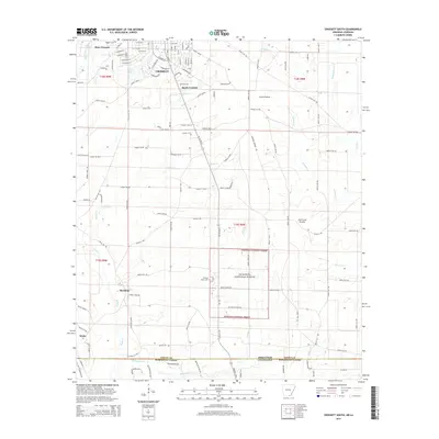 2014 Map of Crossett South, 2014 Print