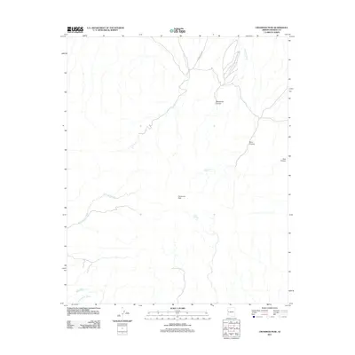 2011 Map of Crossman Peak, 2011 Print
