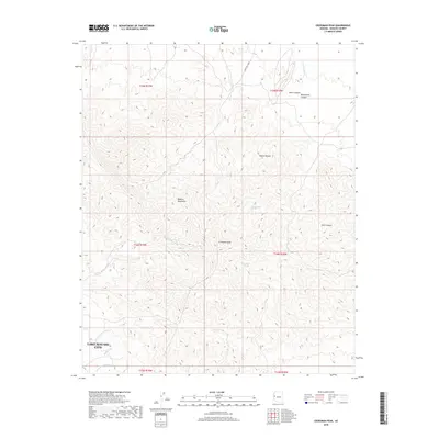 2018 Map of Crossman Peak, 2018 Print