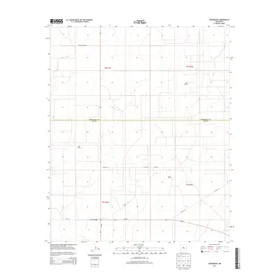 2013 Map of Crossroads, 2013 Print