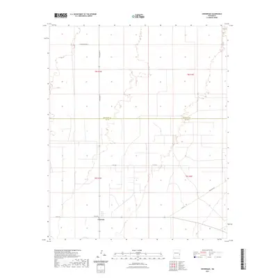 2023 Map of Crossroads, 2023 Print