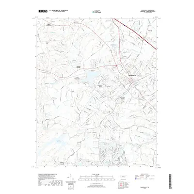 2019 Map of Crossville, 2019 Print