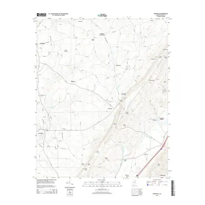 2014 Map of Crossville, 2014 Print