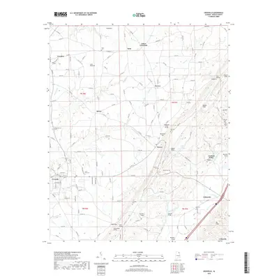 2018 Map of Crossville, 2018 Print