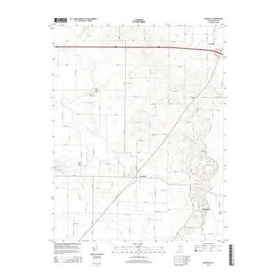 2015 Map of Crossville, 2015 Print
