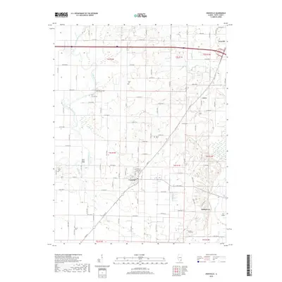 2018 Map of Crossville, 2018 Print