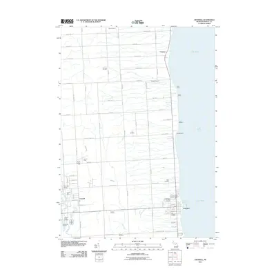 2011 Map of Croswell, 2011 Print