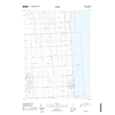 2019 Map of Croswell, 2019 Print