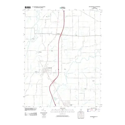 2010 Map of Crothersville, 2010 Print